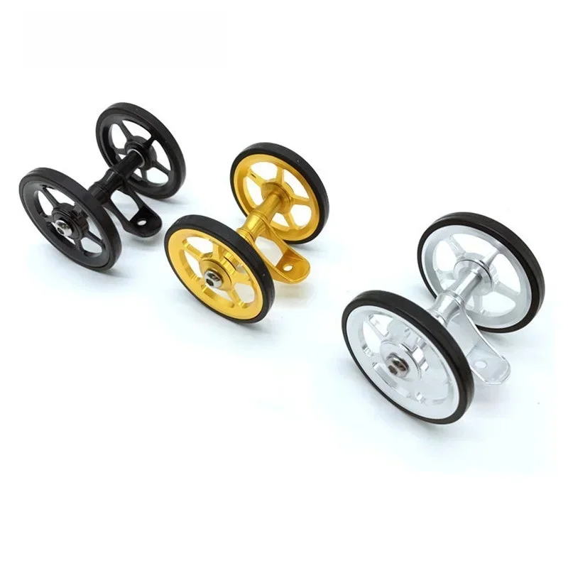 AliExpress Litepro Folding Bike Easy wheel For Brompton Mudguard Bearing Wheel Rear Fender Wheel Folding Bicycle Accessories
