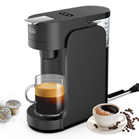 Mini Multiple K-Cup Capsule Coffee Machine had Ground Coffee Cafetera Maker Coffee Breger Instant Automatic Coffee Machine