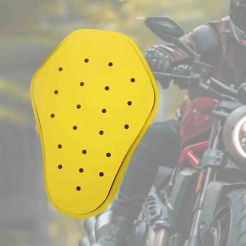 Motorcycle Jacket Back Protector Insert EVA Comfortable Shock Absorbing Universal Removable Back Protective Pad for Men Women