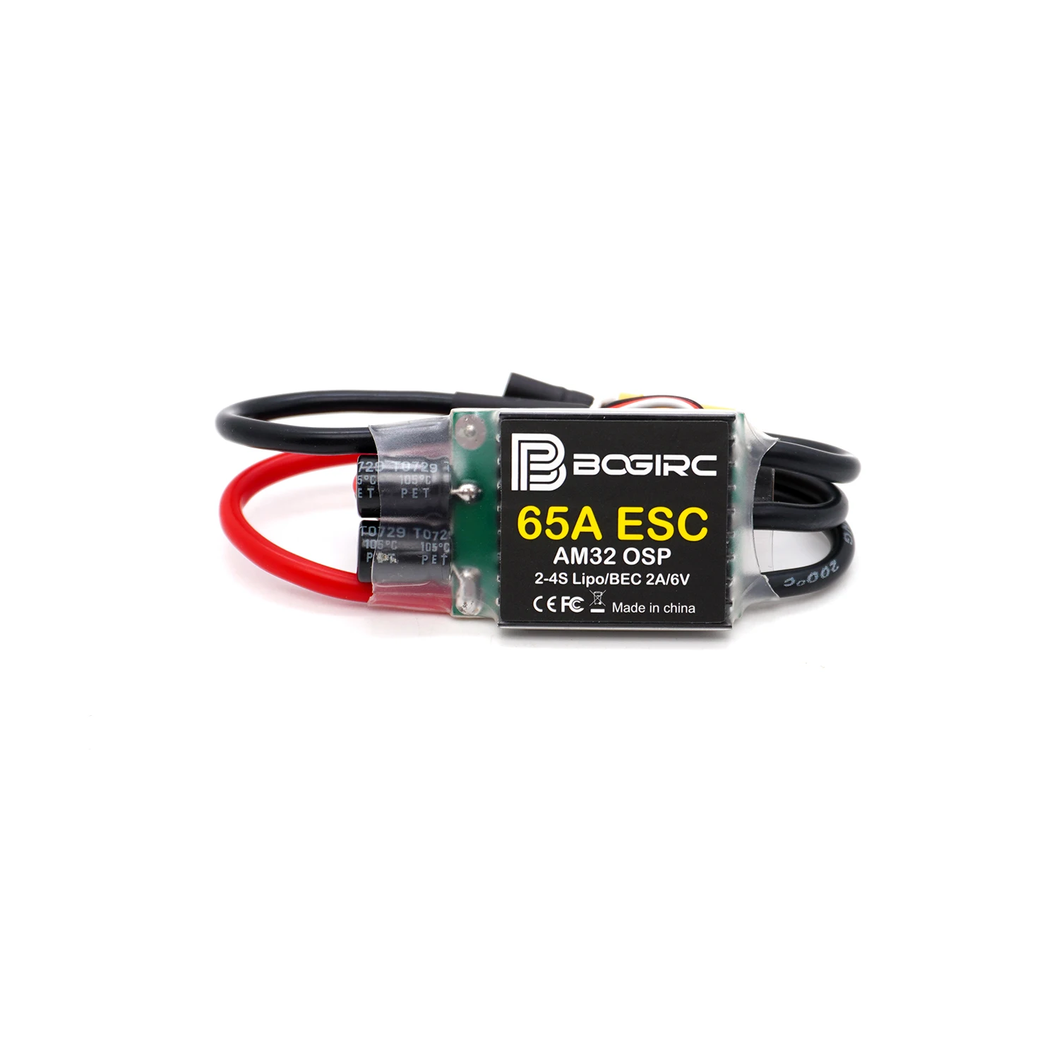 AM32 Brushless ESC 80A 65A 40A 30A 6V/5A 2-6S W/Programming Card for 1:10 1:18 1:24 TRX4 Traxxas Axial D90 RC Crawler Cars Parts