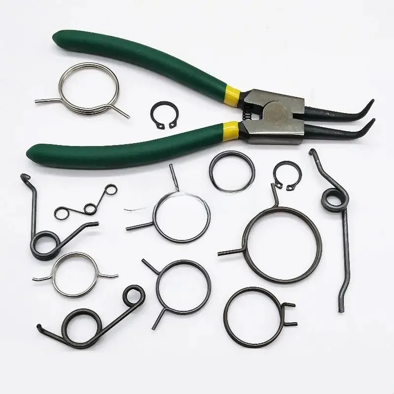 Ressorts de poignée de porte pour réparation, bouton de levier de porte interne, loquet de remplacement, ressort de torsion hélicoïdal, 5 pièces