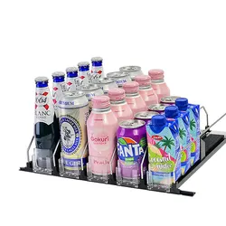 자동 음료 트레이 디스펜서 캔맥주 정리 디스펜서 냉장고