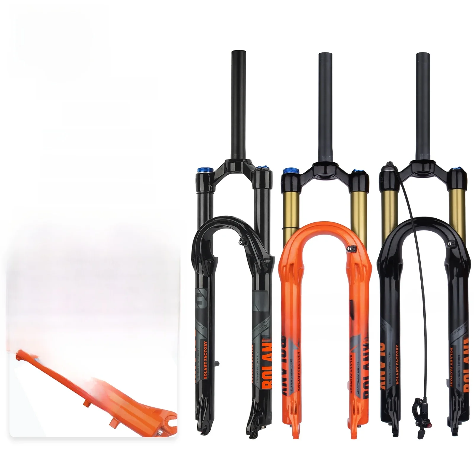 AliExpress BOLANY Bolany New Upgraded  MTB Front Fork 32mm Bicycle Air Fork 27.5/29 Inch Mountain Bike Air Supension 120mm Travel Magnesium Alloy