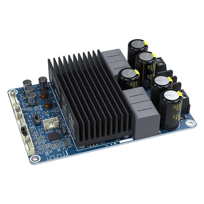 Imagem -04 - Amplificador de Áudio Bluetooth 5.0 Entrada Aux Controle de Volume Bdm8 300w Mais 300w Tpa3255 dc 2448v