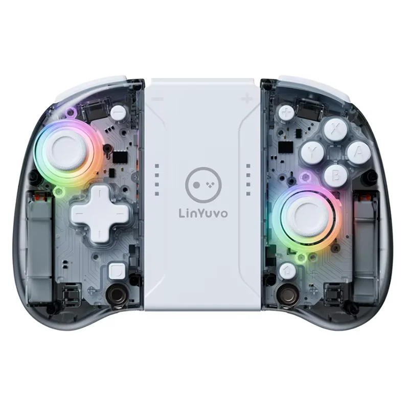 Беспроводной RGB-геймпад для контроллера NS Switch джойстик совместимый с Oled Lite ПК вибрацией