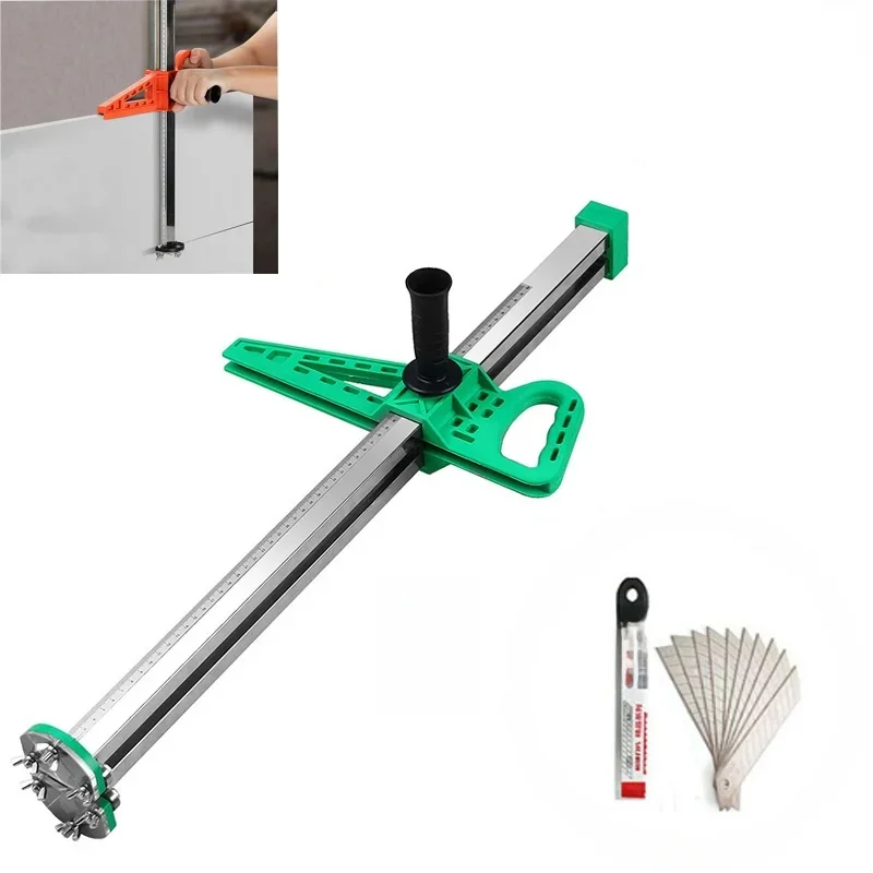 Outil de découpe manuel de plaques de plâtre, poussée à la main, outil d'artefact de découpe de cloisons sèches, travail de calcul en acier inoxydable, outils de planche à découper, nouveau