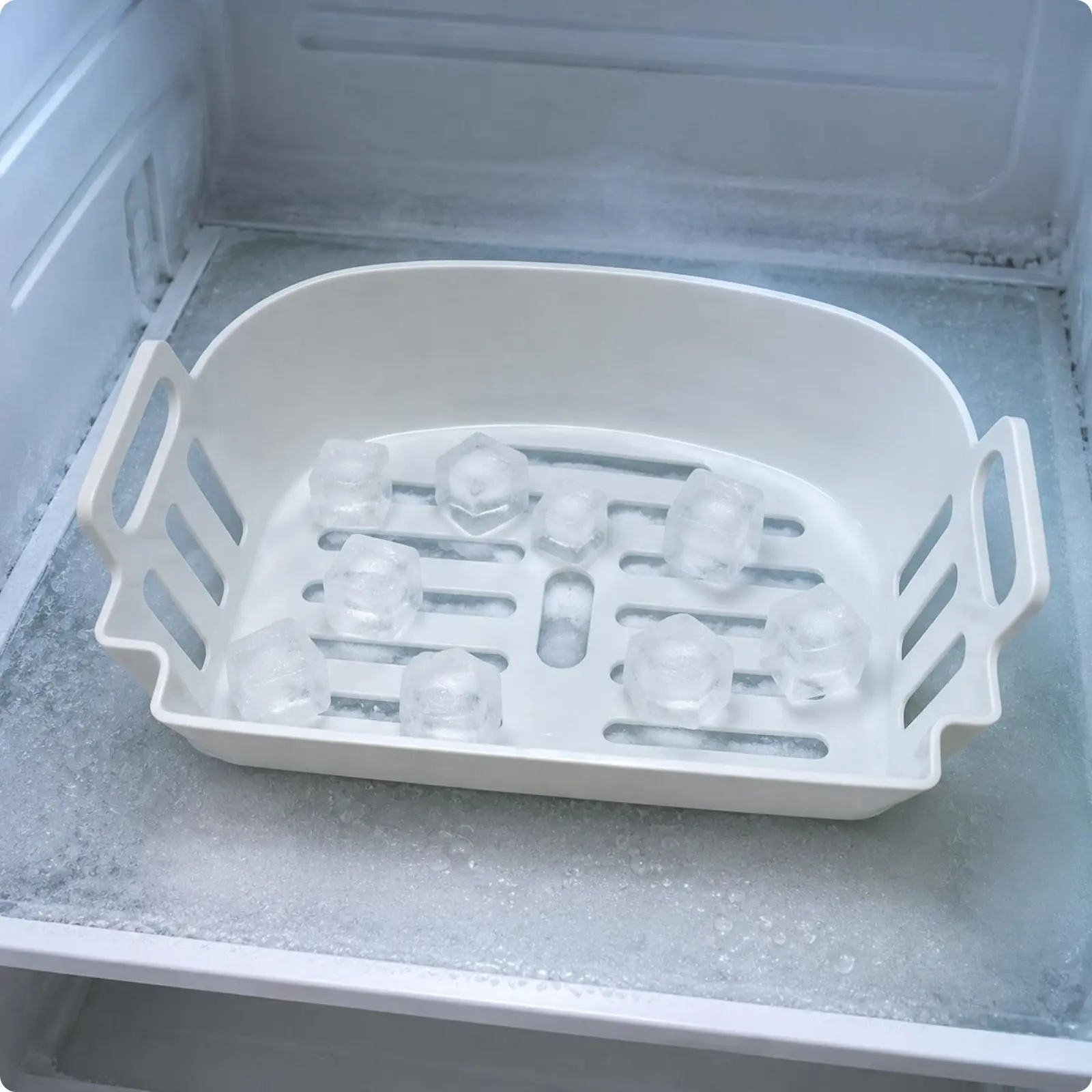 Replacement Ice Basket Plastic Ice‑Storage Bin Container Accessory for Countertop Ice Maker Machine Spare Ice Box Part