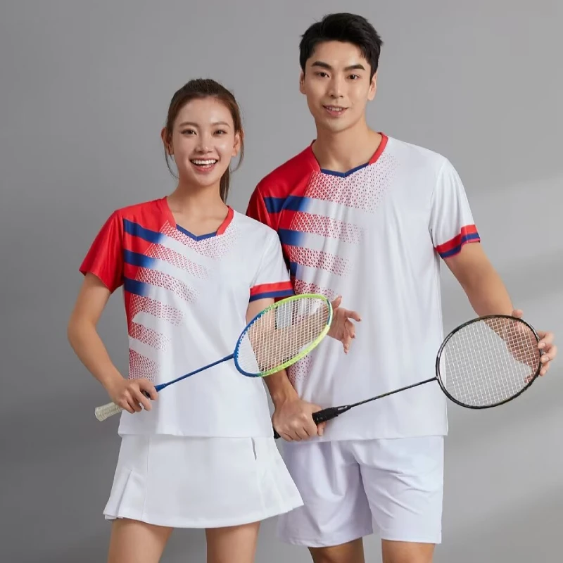 New in Summer Badminton Shirt 2024 Table Tennis Training Clothes Unisex Short Sleeve Ping Pong Golf T-shirt Jersey For Men Women