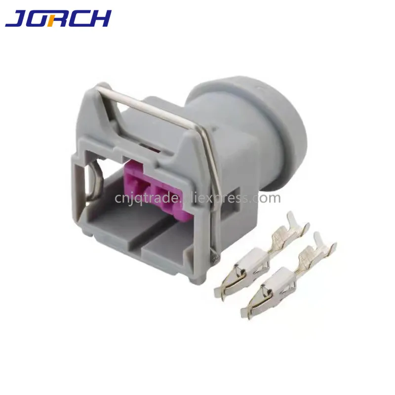 2 Pin 144473-7 Auto Electric Wire Harness Female Plastic Housing Connector 3.5 Seires Automobile Unsealed Socket