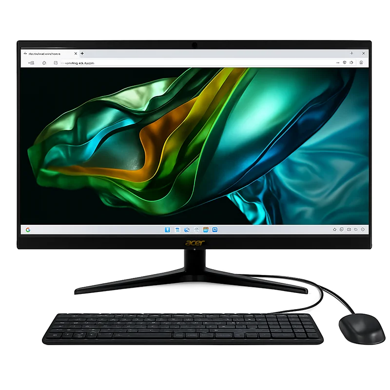 ACER Aspire C24-1800 23,8" Intel® Core I5-12450H, RAM 8 GB, 512 GB SSD, Windows 11 Home, Fotocamera integrate, Nero