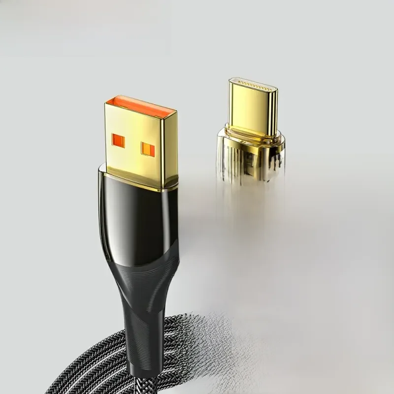 Essager-Câble USB Type-C pour recharge rapide et transfert de données, cordon de chargeur USB-C, PD 100W, pour Huawei P50, P40, Samsung Honor, Oneplus, écouteurs F3, 7A