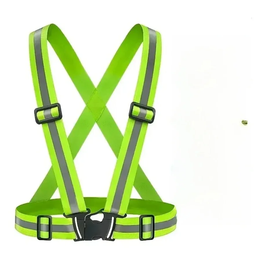 AliExpress Reflective Safety Vests Lightweight Adjustable Elastic Vest Jacket Hi Vis Reflective Strips for Traffic Control Running Cycling