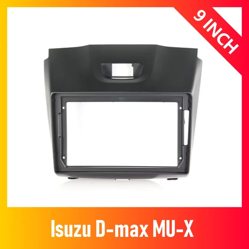 9 Inch Car Radio Fascias Frame For Chevrolet Trailblazer Isuzu D-Max MU-X Panel Dashboard Installation Trim Power Cable Stereo