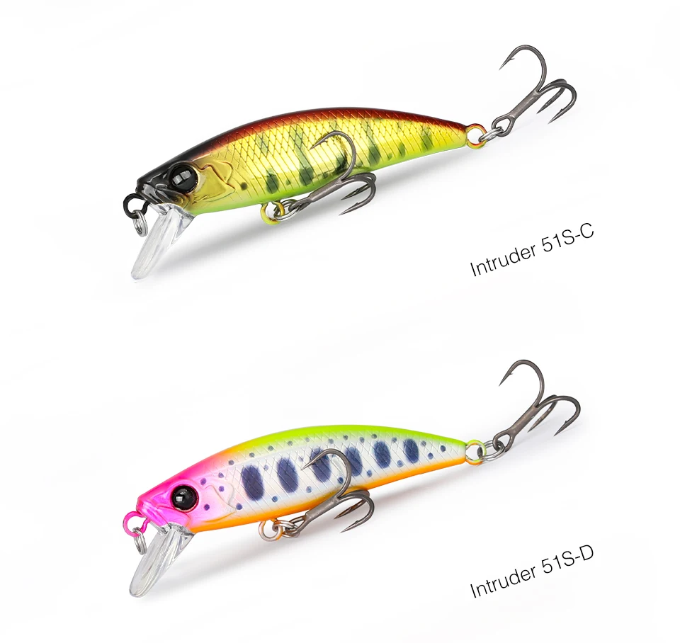 TSURINOYA Intruder 51S Sinking Minnow Stream Fishing Lure 51mm 5,8g Künstlicher Hartköder für Forellen, Ajing, Jerkbait, Flussköder – Detail 14