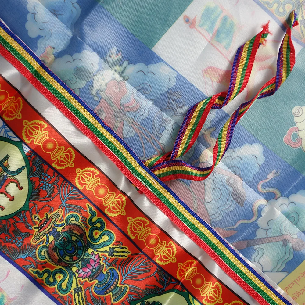 Enchanting Wind Pattern Banner - Colorful Home Décor Flag, King of Fortitude Inspired Artwork