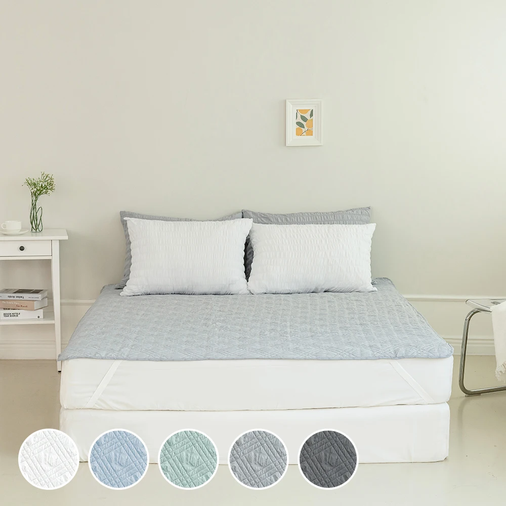 ★ خصم خاص لموسم الصيف ★ وسادة سرير مبطنة خفيفة من Thezari Grande S/Ss، Q (5 ألوان) #3