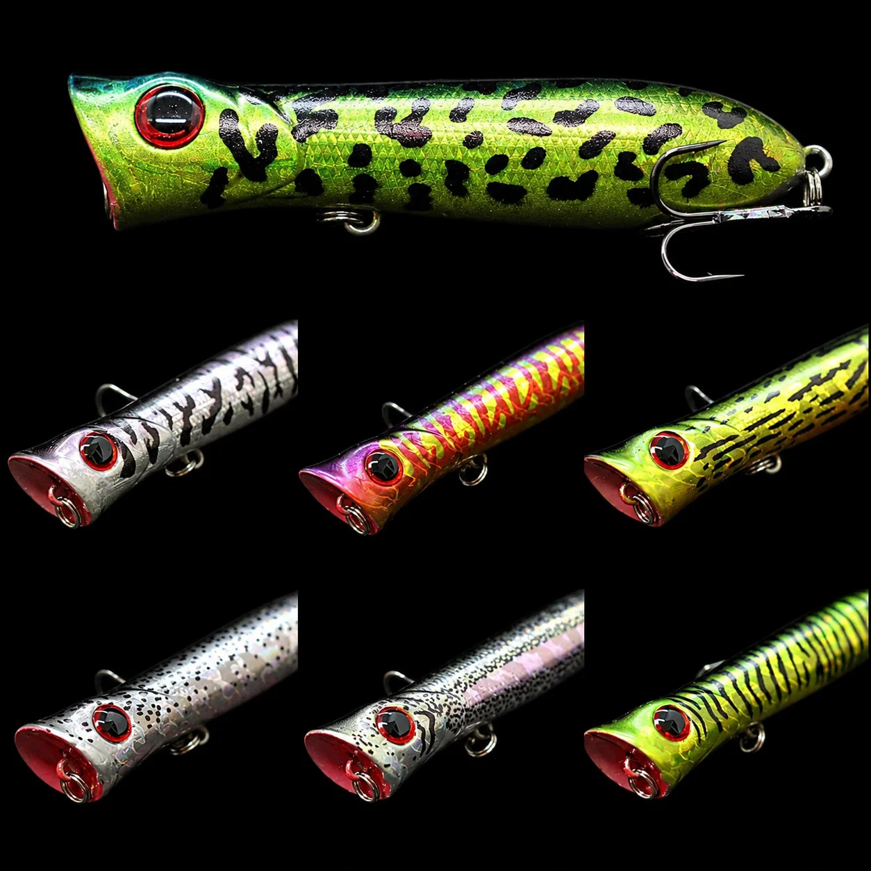 wLure Fishing Lure Topwater Popper 8cm 12g Crankbait Carp Fly Fresh Water Sea Insect bait Fake lure Ice Lure Fishing T683