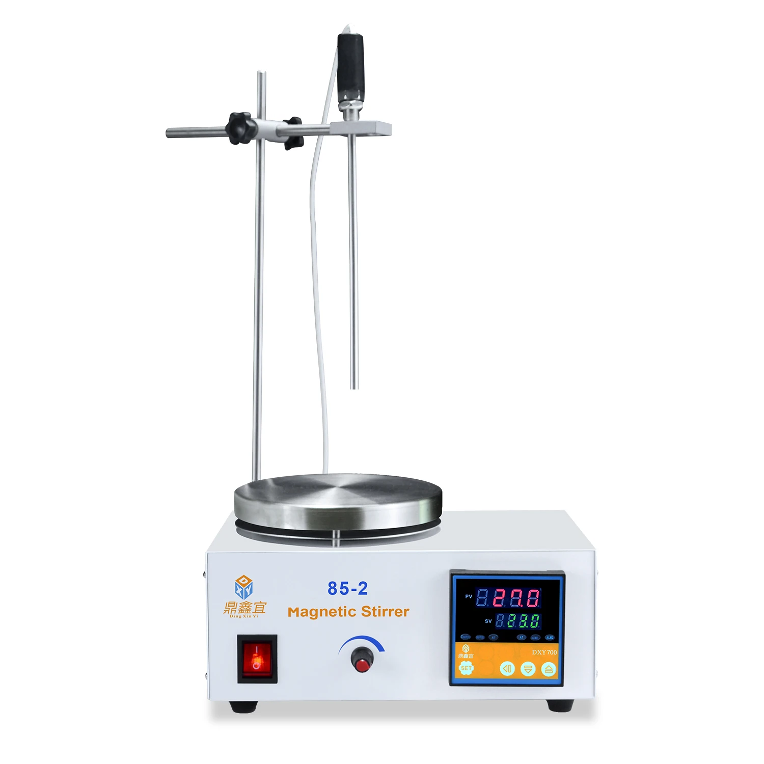 Xin Tester Heating Magnetic Stirrer 85-2 Laboratory Digital Display 2500rpm Adjustable Stirrer with Stir Bar 220V