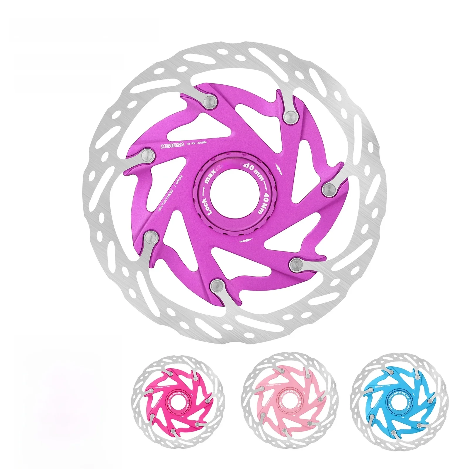 AliExpress MEROCA Bicycle Center Lock Rotor 140mm160mm hollow heat dissipation wind breaking For Road Mountain Bike Rotors