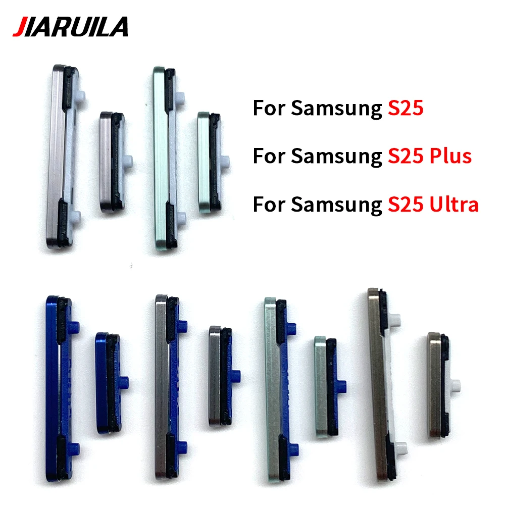 

Power Volume Side Button Switch Control Key For Samsung S25 / S25 Plus / S25 Ultra Volume Button + Power ON / OFF Replacement