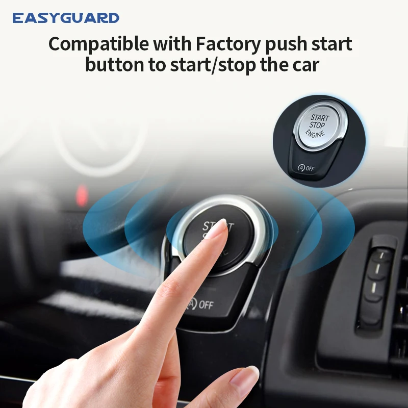 EASYGUARD CAN BUS remote starter skit fit for BMW E86,E89,E81,E82,E87,E88,E90,E91,E92,E93,E84,E83,E70,E60,E61,E64 car alarm