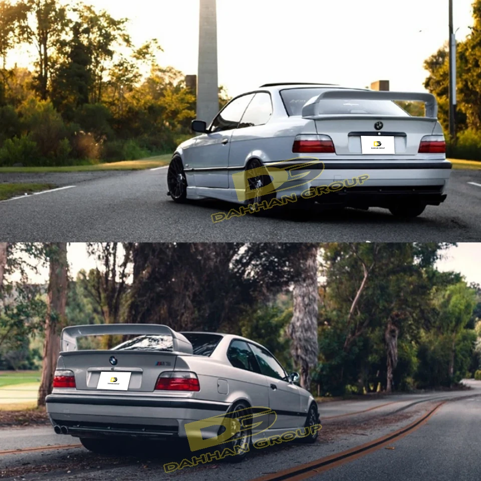 B.M.W 3 Series E36 LTW Model Rear Trunk Boot Spoiler Wing Lip Piano Gloss Black Painted High Quality ABS Plastic M3 Kit