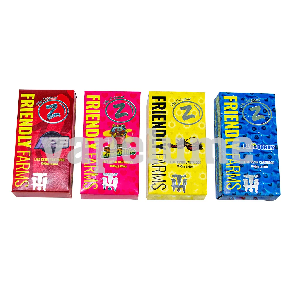 1ml Friendly Frams 510 Threaded Carts Empty Cartridge No Oil Tank Storage Sticker Pop Top Vape Pen Accessories Customize Logo view 5