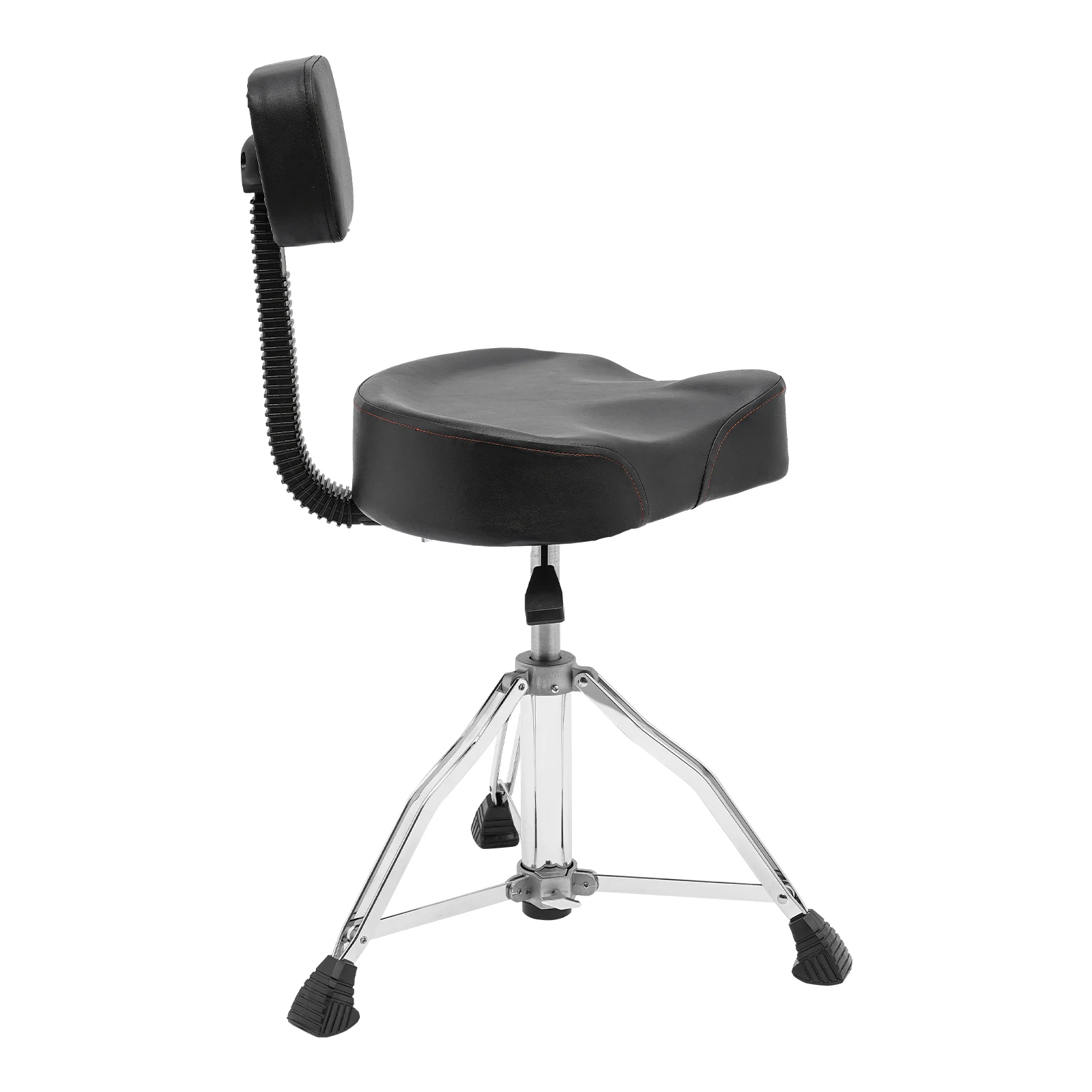 Drum Stool with Backrest, Height Adjustable Drum Stool, Pneumatic Drum Chair Adjustable Height For Offices, Piano Rooms, Study