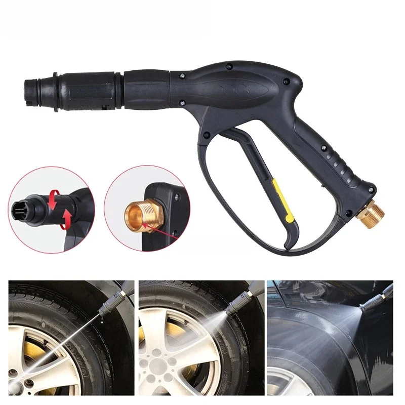 SEAMETAL pistolet à eau de lavage de voiture haute pression buse pivotante réglable détail de voiture pulvérisateur de mousse de lavage poignée de déclenchement pistolet de lavage