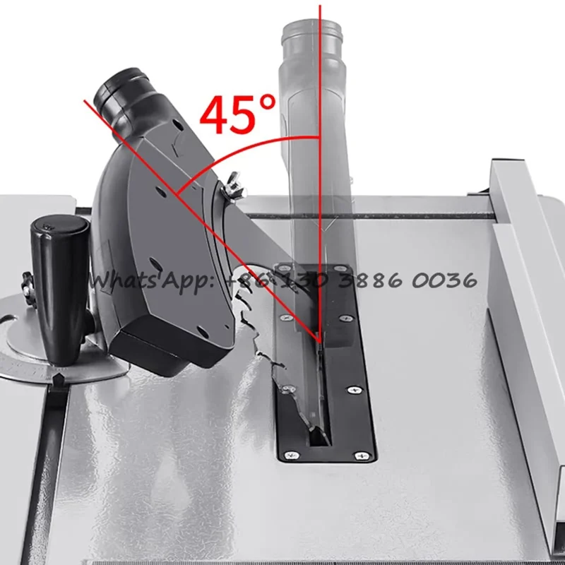 Sliding Panel Desktop Machinery 1200W Professional Small Wood Cutting Machine Dust-free Electric Woodworking Table Saw for Sale