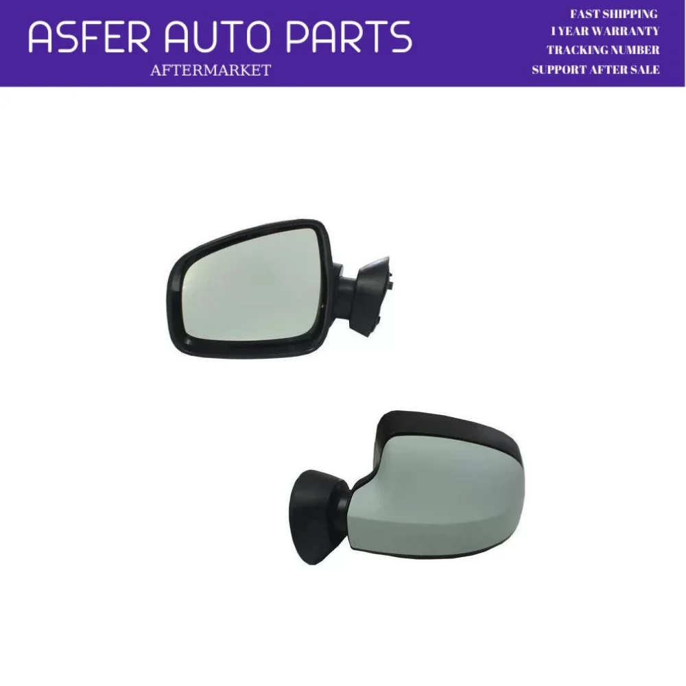 For Duster 2012 2018 Outside Rear View Mirror Left And Right Electric Round Dacia Logan II 2008 2012 High Quality Fast Shipping