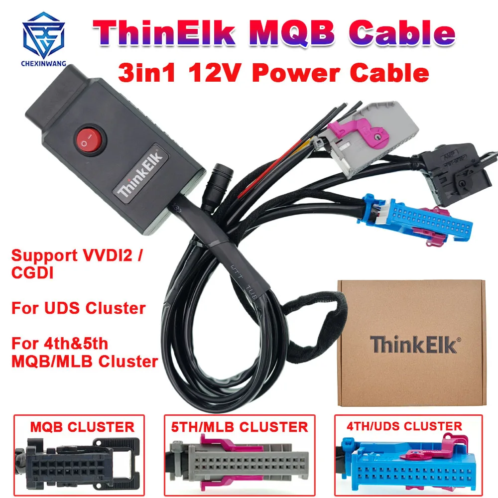 

3IN1 MQB кабель ThinkElK MQB MLB UDS тестовая платформа приборной панели кабель для VVDI2 CGDI для VW 4/5th кластер для Audi A6 A8 A4 Q5 Q7