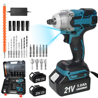 520N.m Cordless Electric Impact Wrench Brushless Electric Wrench Hand Drill Power Tool 21V Cordless Power Drill