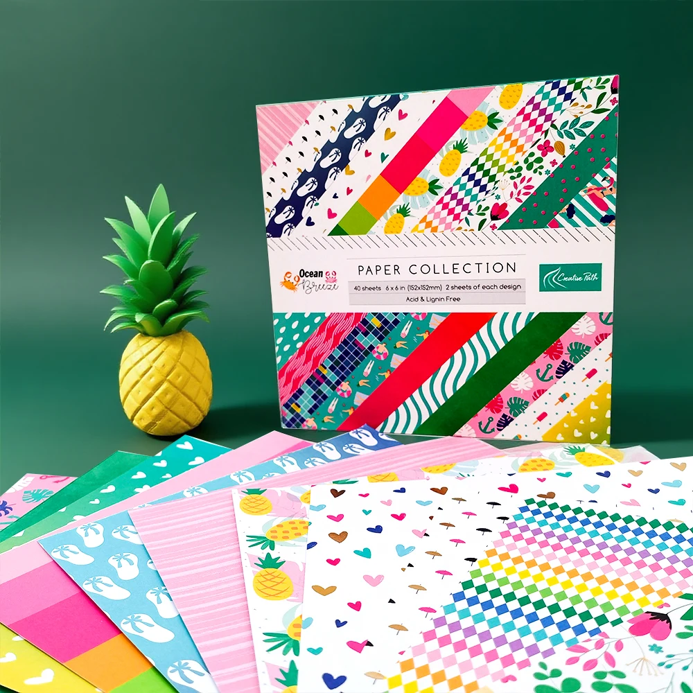 

Creative Path 6x6 Inch Scrapbooking Supplies Designer Pattern Paper Crafts Decorative Background Origami Pack Acid Free