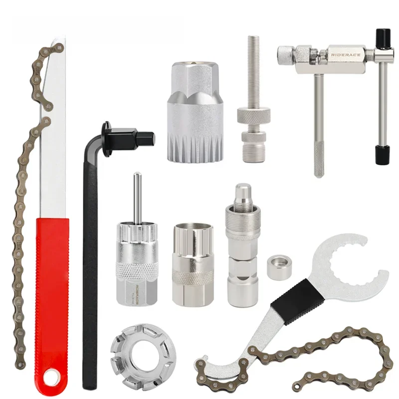 AliExpress riderace Bicycle Repair Tool Kits Flywheel Removal MTB Chain Breaker Cutter Crank Puller Cassette Bracket Extractor Bike Repair Tool Sets