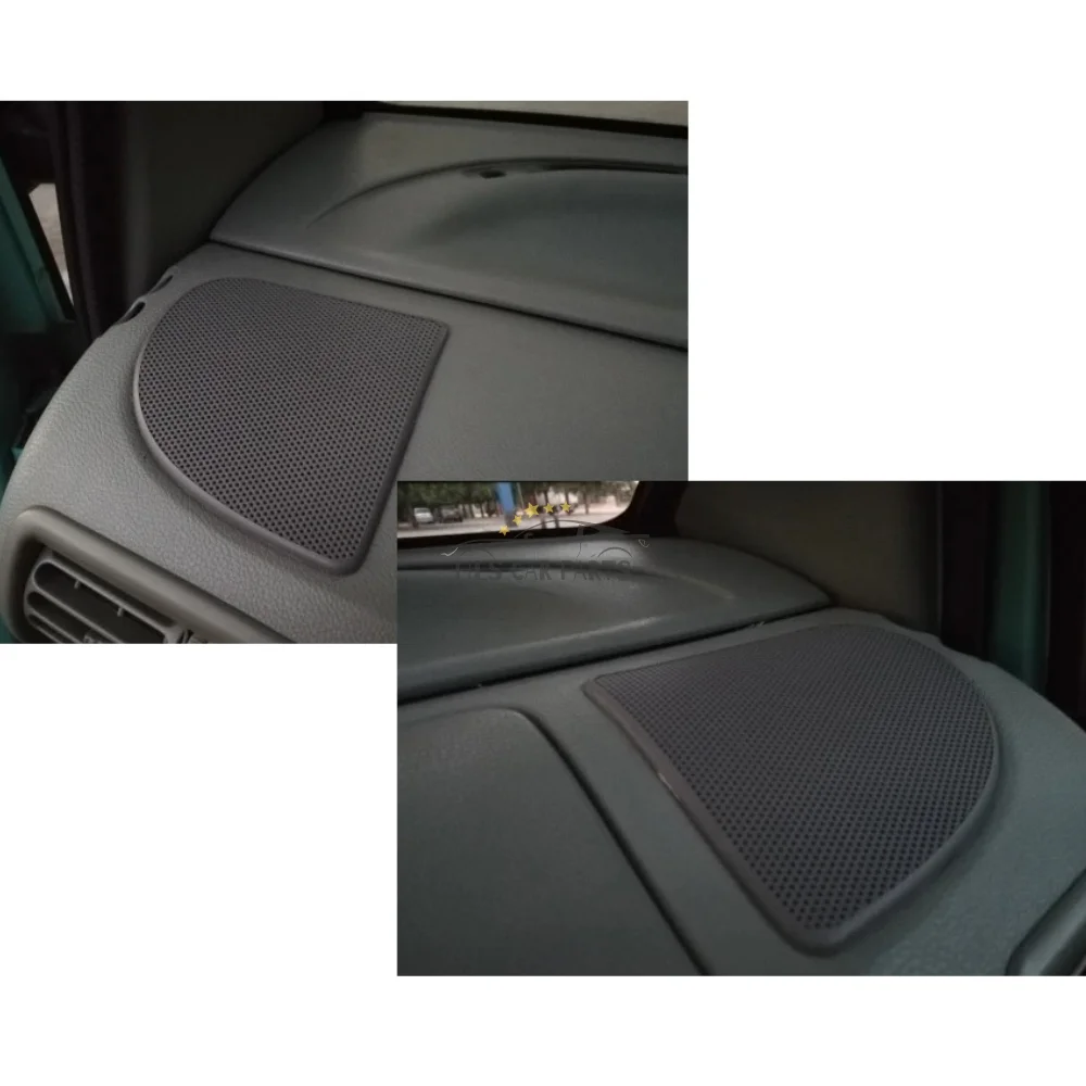 For Renault Twingo Front Console Upper Speaker Cover Grill Frame (Left+Right) Gray Color Fast Delivery