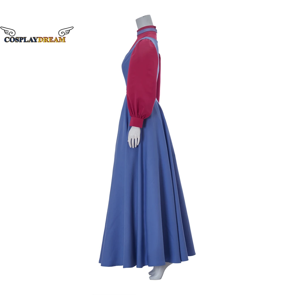 Lady Fox Maid Marian Cosplay Costume Fox Marian Cosplay Outfit Dress Tops Hat with Head Pieces Outfits Dress Up for Halloween