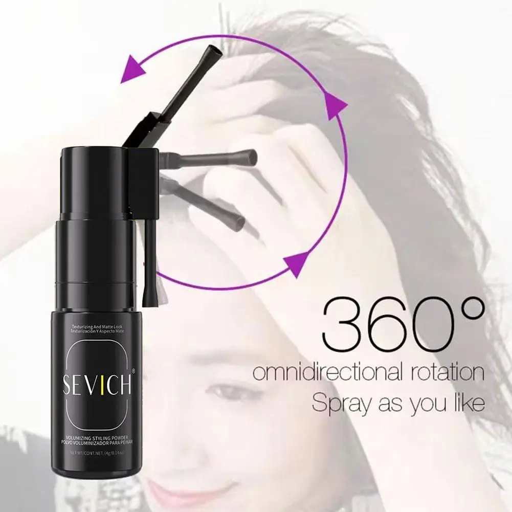 مسحوق تصفيف الشعر رذاذ رقيق النمذجة الطبيعية منعش مسحوق مطفي الشعر تكثيف تصفيف رقيق فعال #5