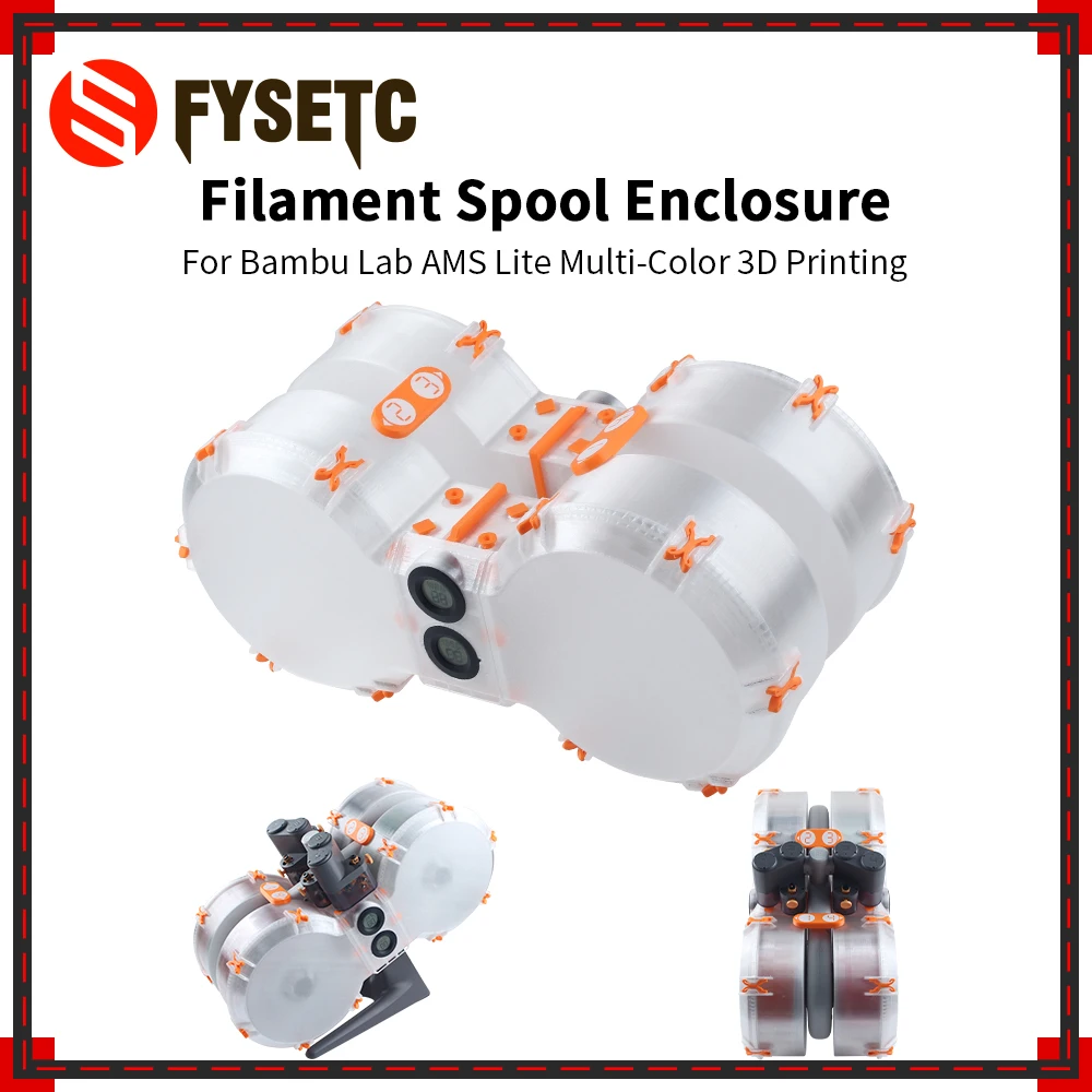 

Newest Filament Spool Enclosure For Bambu Lab AMS Lite Multi-Color 3D Printing High Quality Spool For 3D Printer