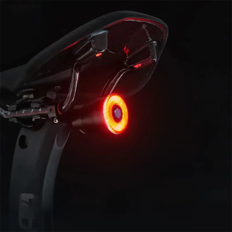 AliExpress UK OFFBONDAGE Bicycle Smart Auto Brake Sensing Light IPx6 Waterproof LED Charging Cycling Taillight Bike Rear Light Accessories Q5