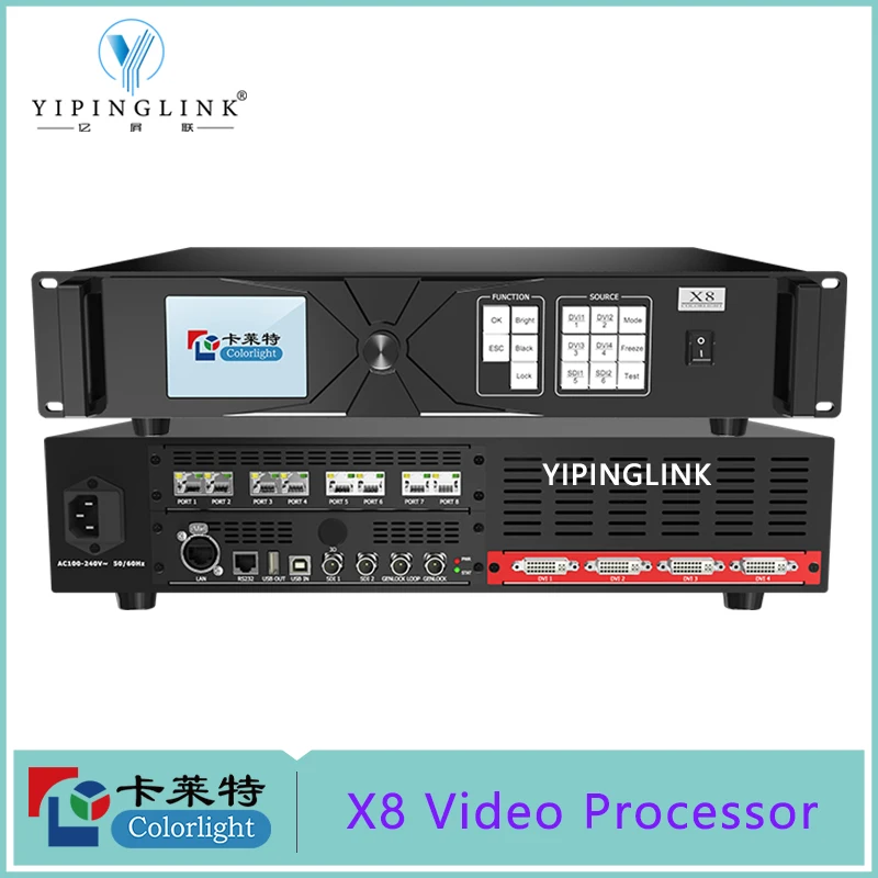 

Colorlight Video Processor X8 Two In One Controller For Full Color Commercial LED Display