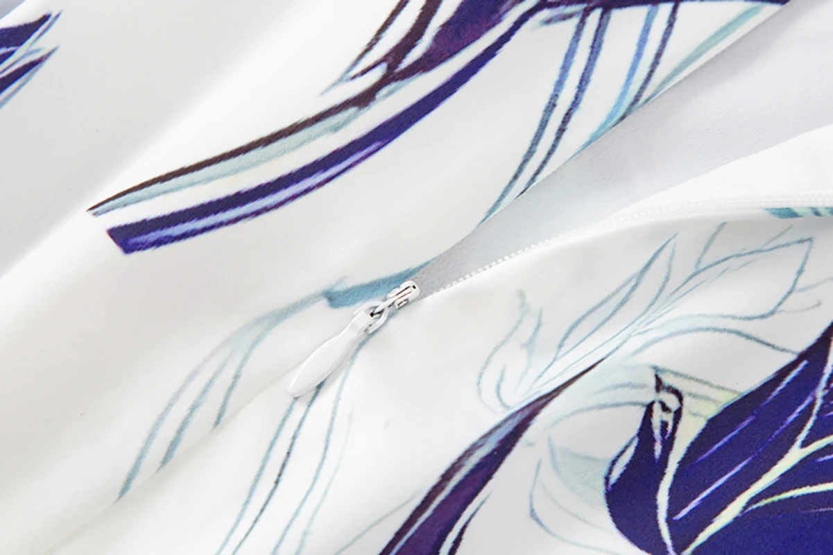 Elegante mouwloze bloemenprintjurk voor dames Vintage A-lijn zomercasual feestjurken