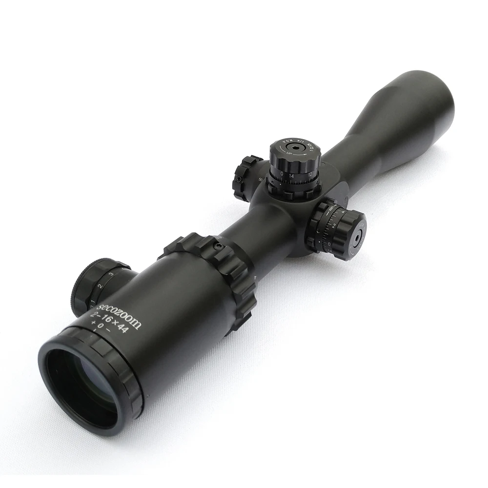 2-16X44 SFIR Tactical Riflescope Precision Optical Sight for Spotting Hunting and PCP Airsoft Applications