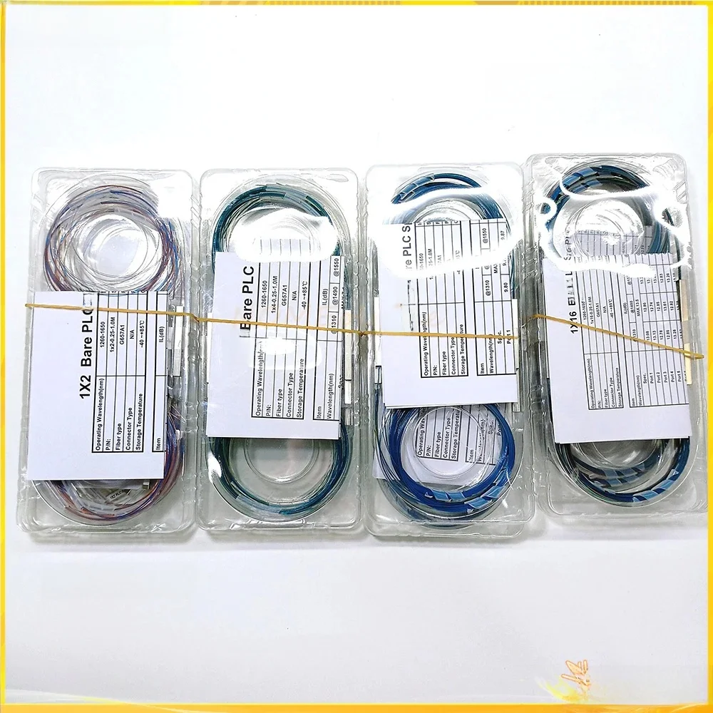 10 sztuk 1x2 1x4 1x8 1x16 rozdzielacz światłowodowy bez przewód łączący 250um 0.25mm Mini bezblokowy Splitter PLC — zdjęcie produktu 7