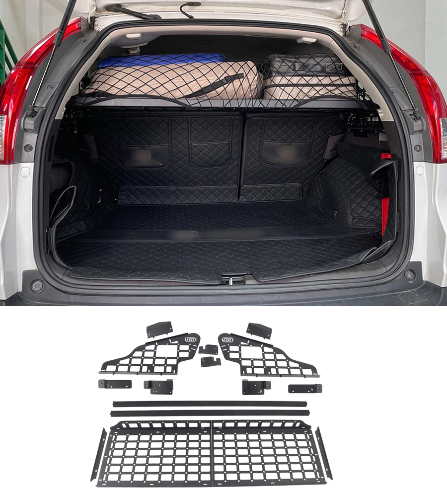 For Honda CRV CR-V 2012-2016 Side Window Bracket Modification Storage Panel Rear Trunk Molle panel