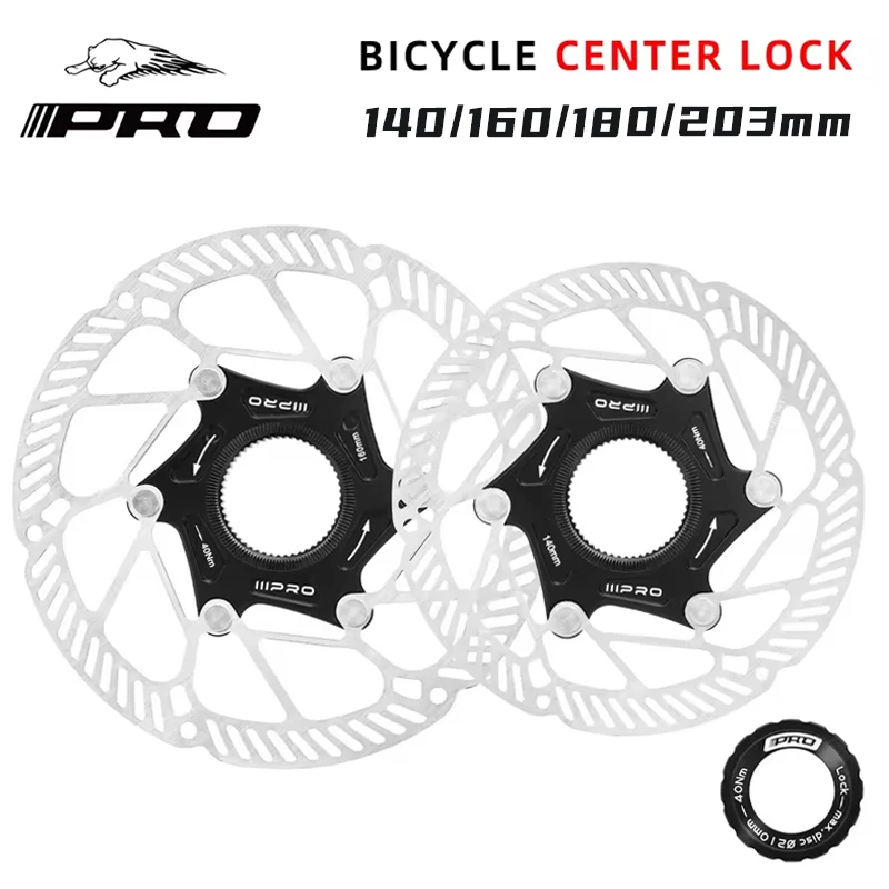 

IIIPRO Center Lock Bike Brake Rotor 160 180mm 203mm Disc Brake Rotor 140mm Centerlock Mtb Brake rotor Ultra-Light Hydraulic Disc