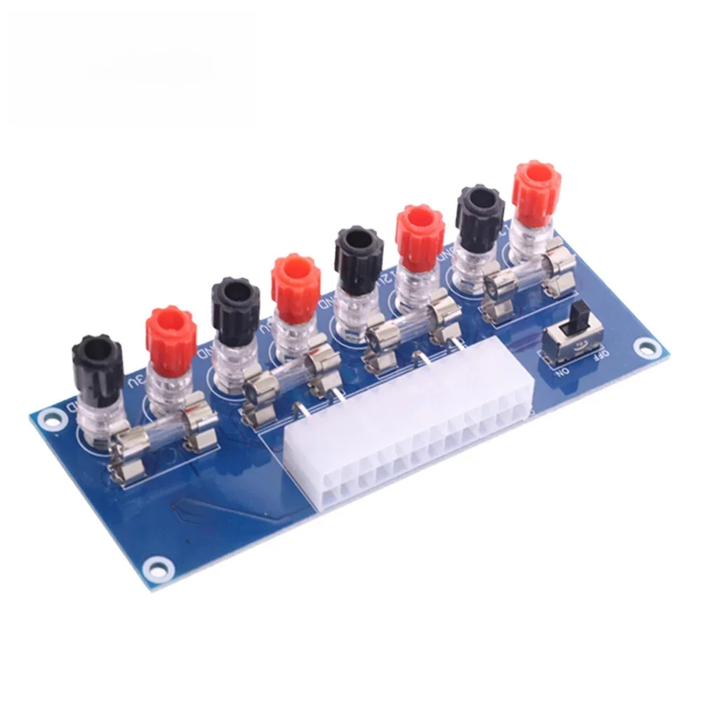 XH-M229 Obudowa komputera stacjonarnego Zasilanie ATX Transfer zu Adapter Board Versorgung Sch (21) Outlet Modul 24-pinowy Terminal Ausgang 24-pinowy — zdjęcie 2