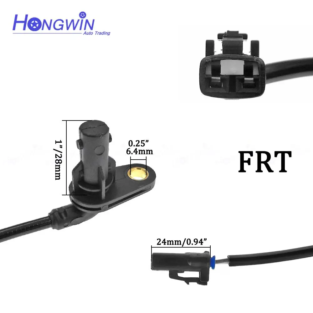 Front Rear Wheel Speed ABS Sensor For 13-19 Hyundai Santa Fe Sport Kia Sorento 4WD 956702W000 956712W000 956802W000 956812W000