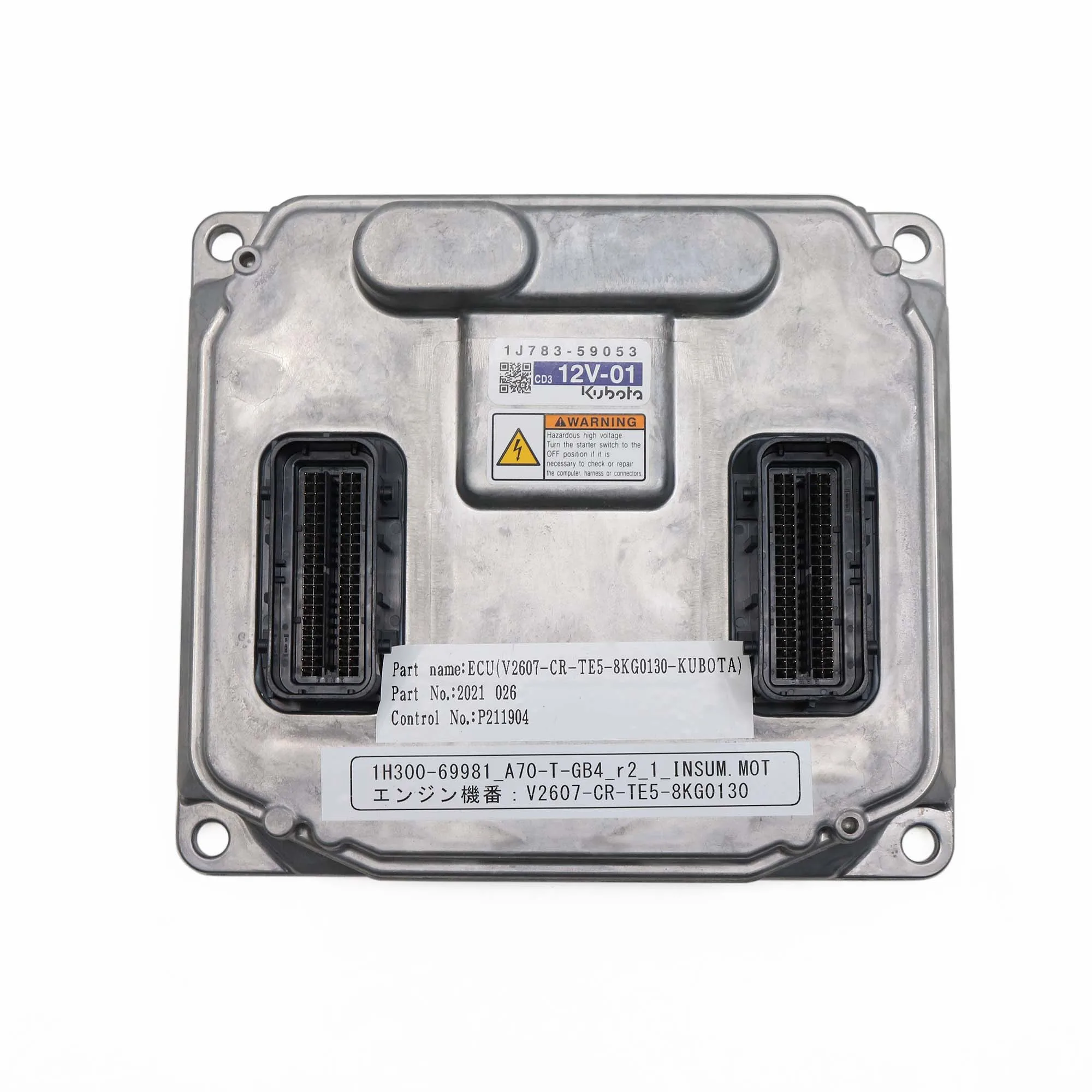 For Kubota ECU 2021-026, 2021026,1J783-59053 brand new, high quality, provide machine brand number, can install the program