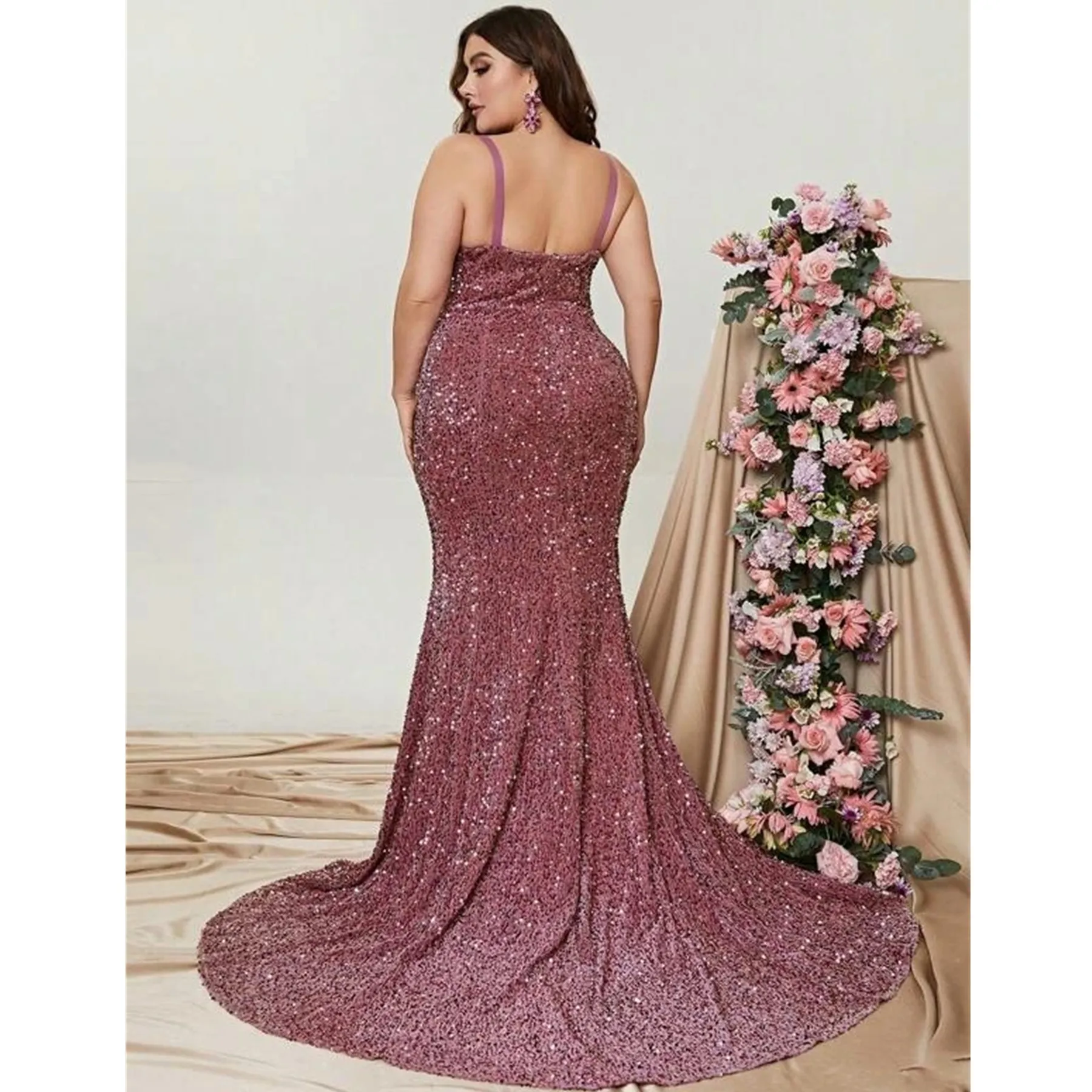 Plus Size lunghezza al ginocchio Custom Made madre della sposa abiti Fomal abiti da sera Party Women